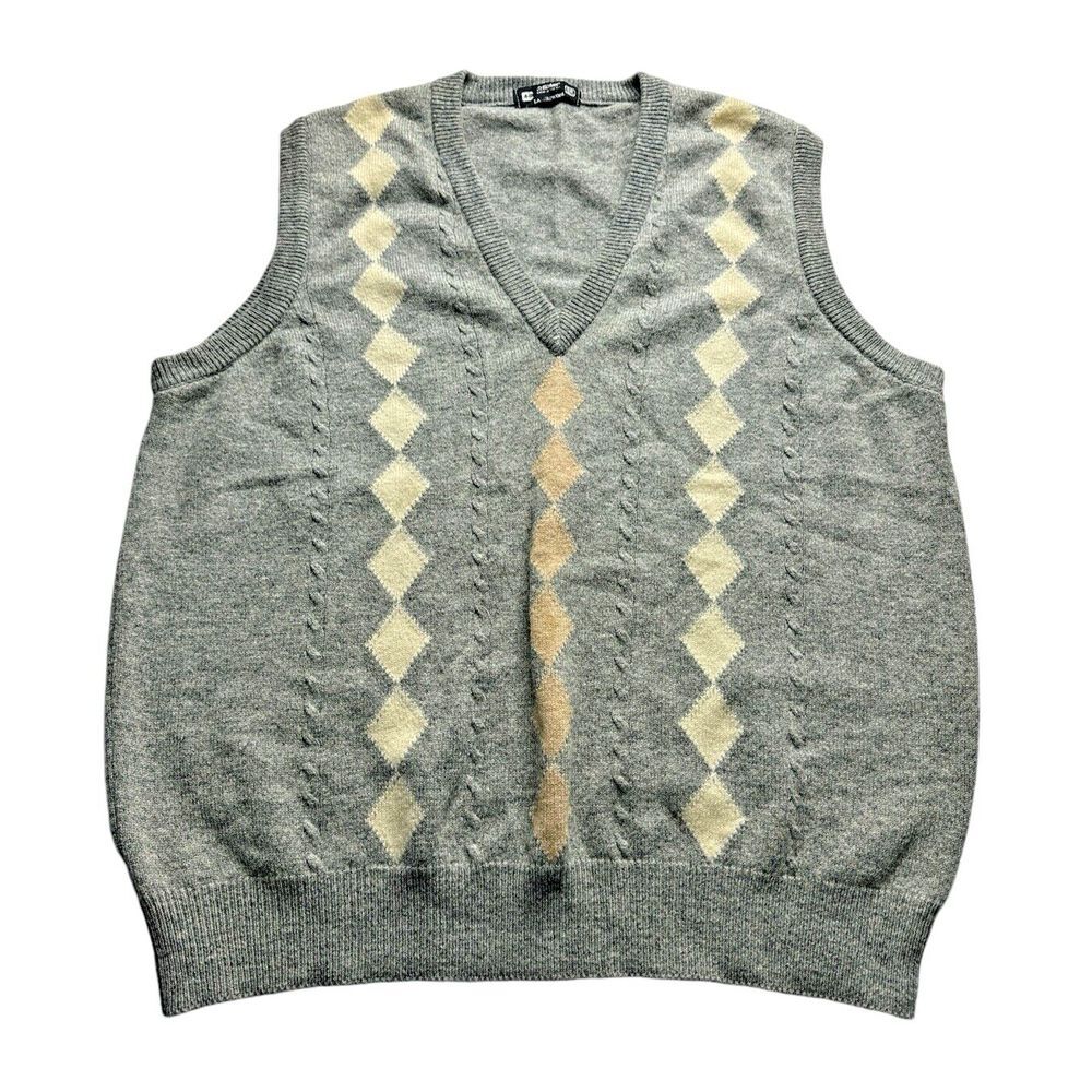 St. Michael's Vintage Men's Vest Lamb Wool‎ Made in USA Size XL (56)